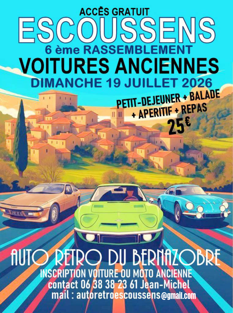 19 juillet 2026 : RASSEMBLEMENT ESCOUSSENS